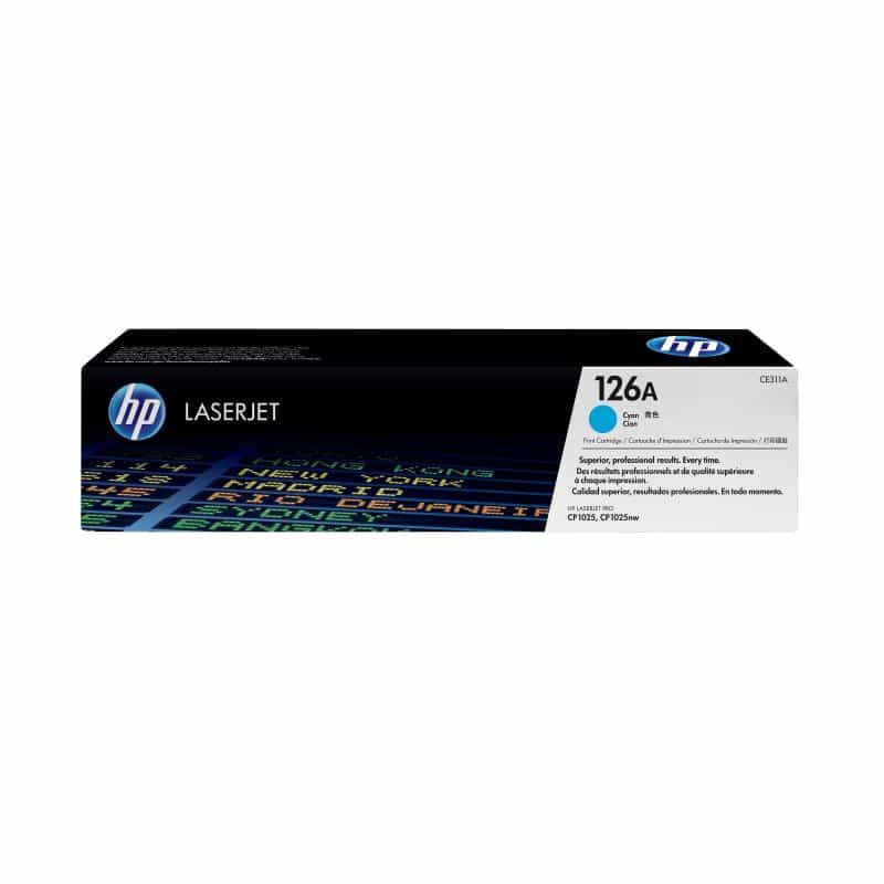 HP 126A Cyan LaserJet Tonerpatrone (CE311A)