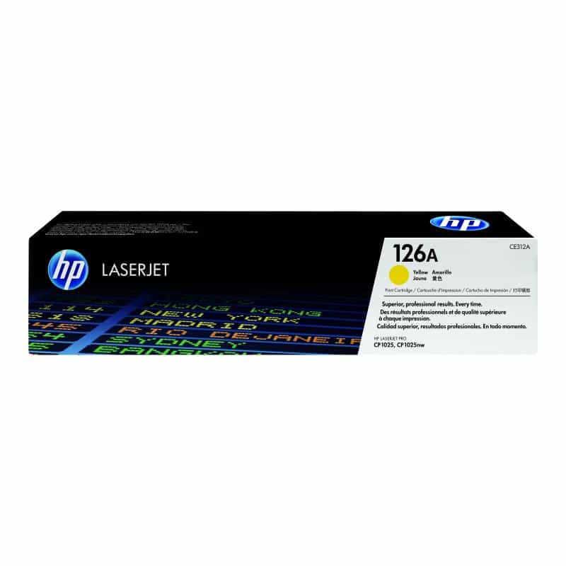 HP 126A Gelb LaserJet Tonerpatrone (CE312A)