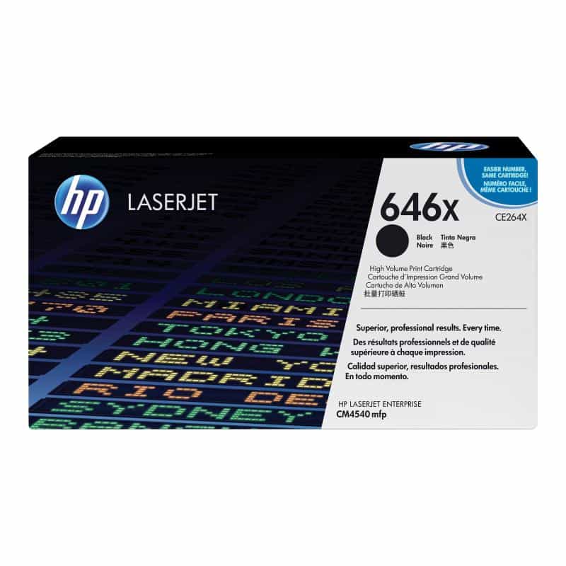 HP 646X Schwarz LaserJet Tonerpatrone (CE264X)
