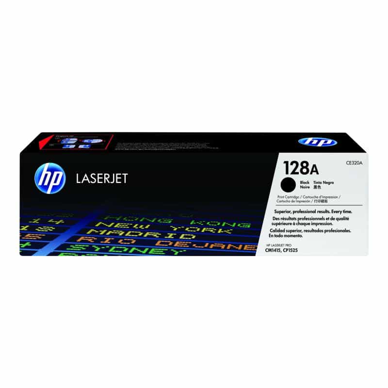 HP 128A Schwarz LaserJet Tonerpatrone (CE320A)