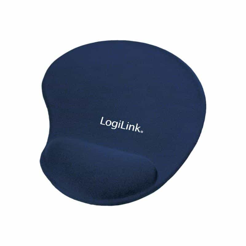 LOGILINK Mauspad LogiLink mit Gel-Handballenauflage Silikon blau