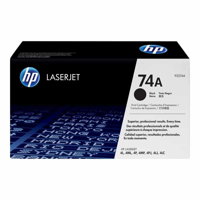 HP LaserJet 74A Schwarz LaserJet Tonerpatrone (92274A)