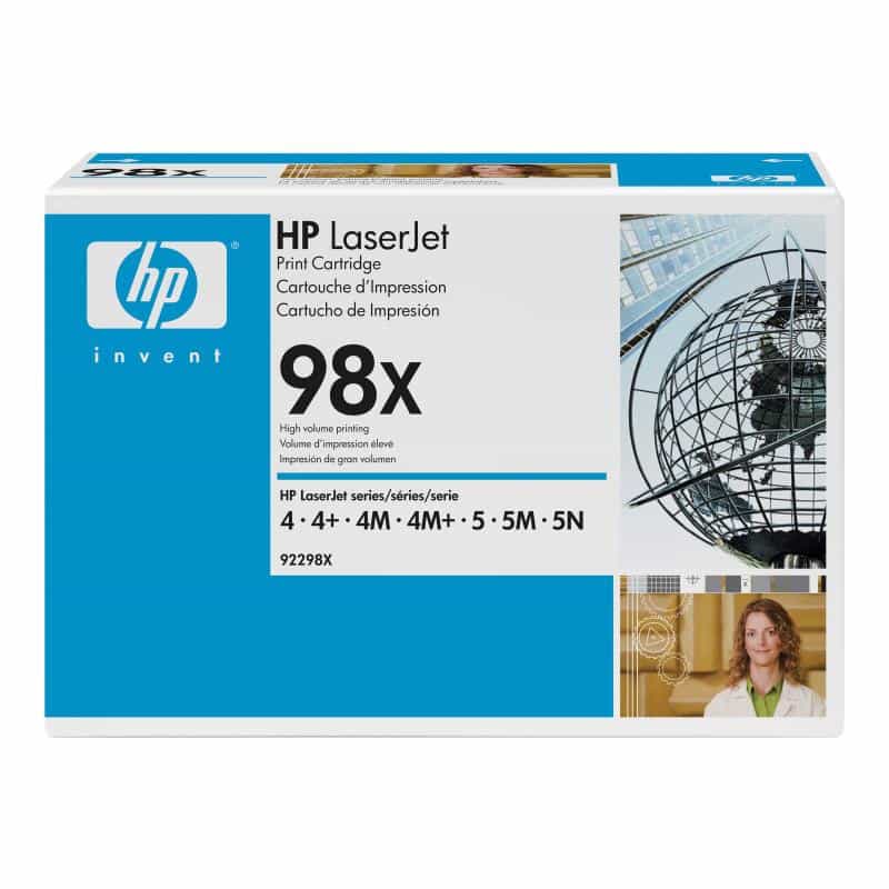 HP 98X Schwarz LaserJet Tonerpatrone (92298X)