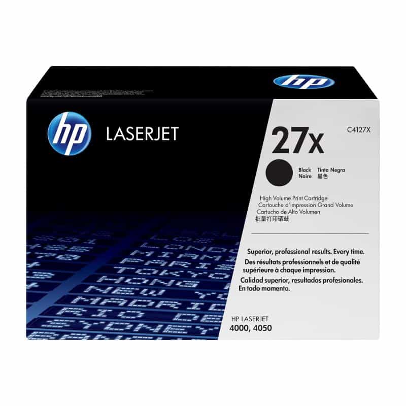 HP 27X Schwarz LaserJet Tonerpatrone (C4127X)