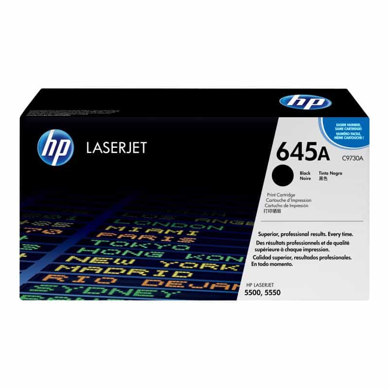 HP 645A Schwarz LaserJet Tonerpatrone (C9730A)