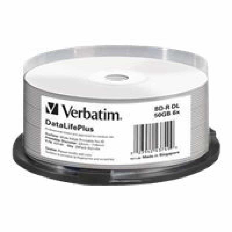 VERBATIM MED BD-R 50GB 6x 025er CB