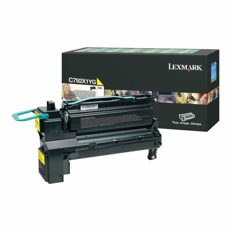 LEXMARK Besonders hohe Ergiebigkeit Gelb Tonerpatrone LCCP, LRP