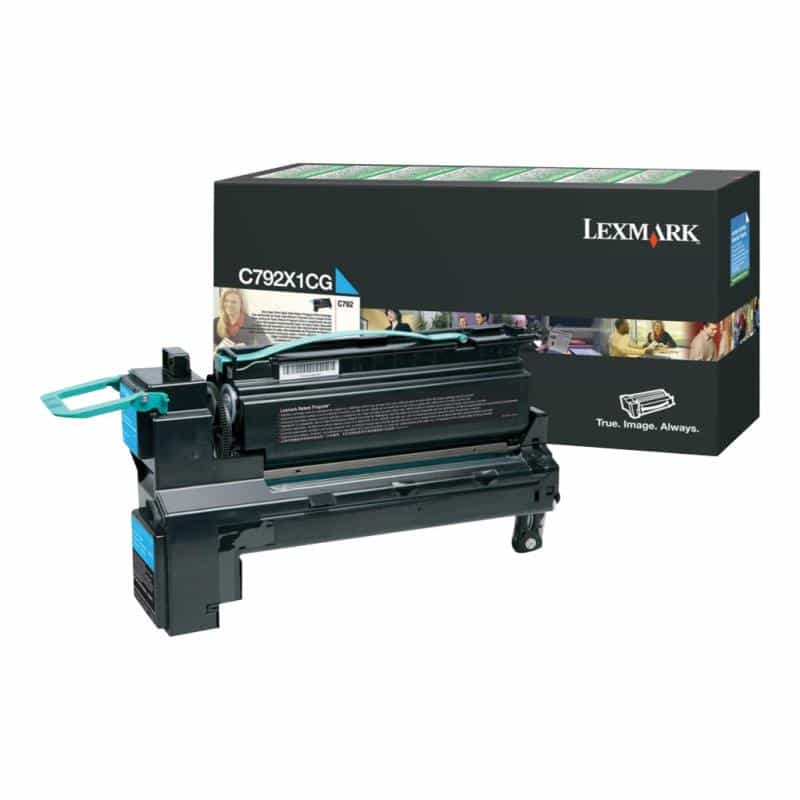 LEXMARK Besonders hohe Ergiebigkeit Cyan Tonerpatrone LCCP, LRP