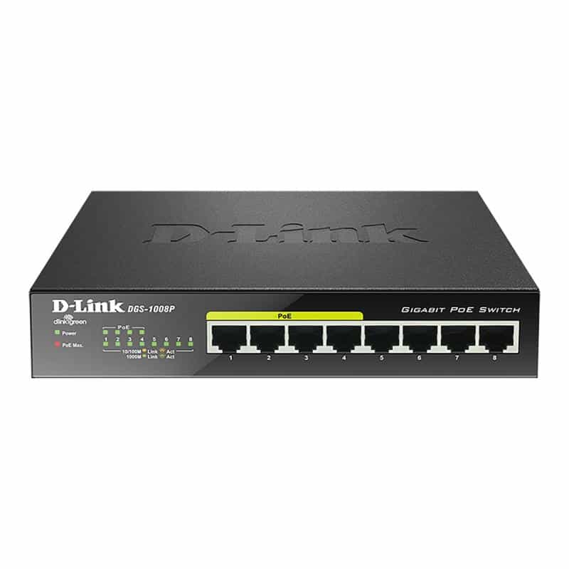 D-LINK 8-Port Layer2 PoE+ Gigabit Switch