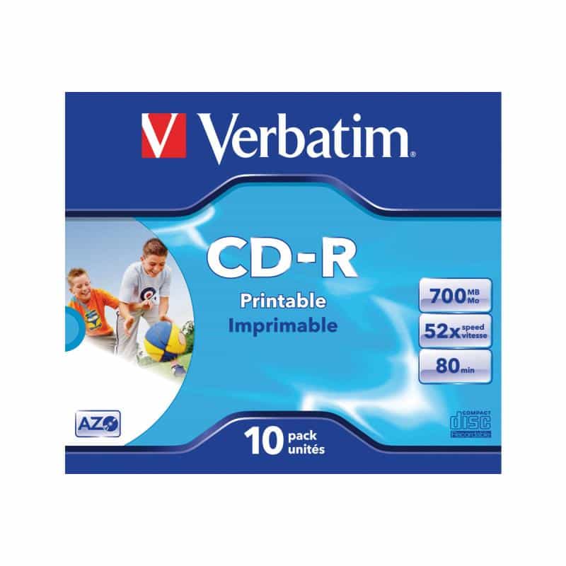 Verbatim CD-R 80min/700MB 48x, 10er Pack