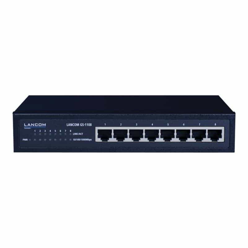 LANCOM GS-1108 - Switch - 8 x 10/100/1000