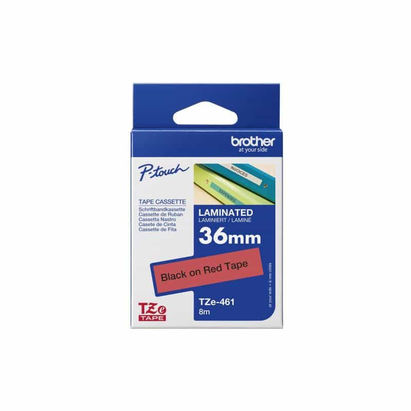 BROTHER Schriftbandkassette TZE461 rot