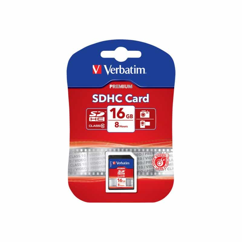 SD-Card 16GB Verbatim Class 10