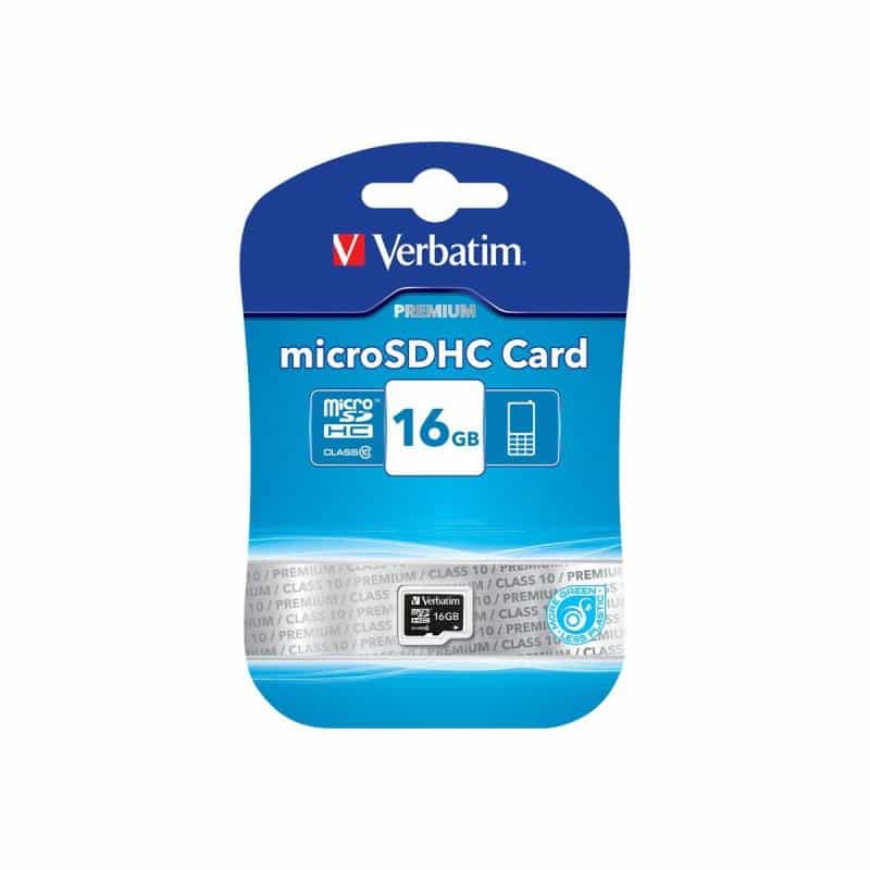microSD 16GB Verbatim Class 10