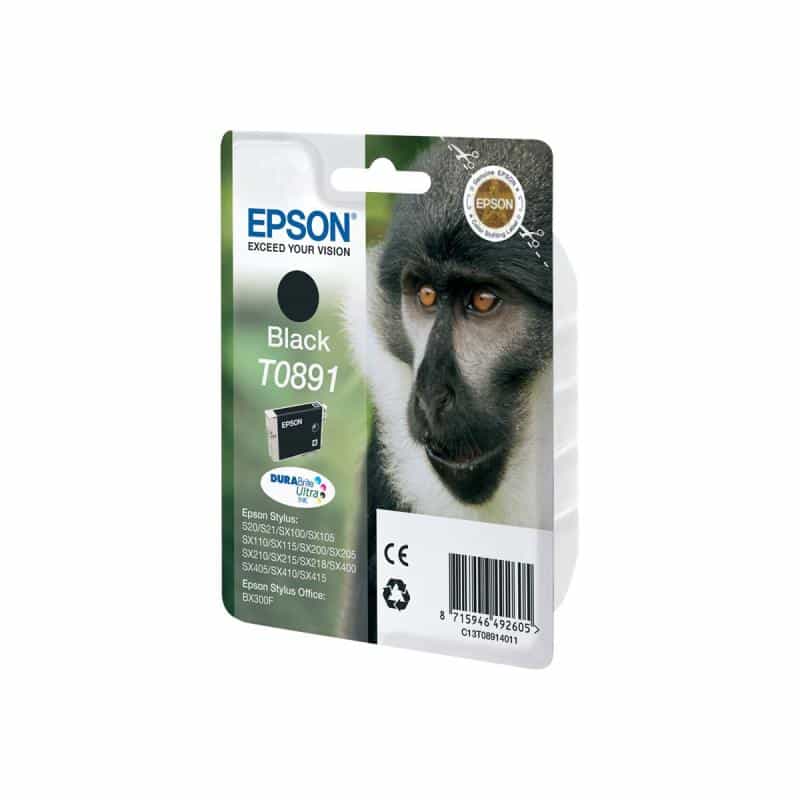 EPSON T0891 Schwarz Tintenpatrone EPSON T0891 Schwarz Tintenpatrone