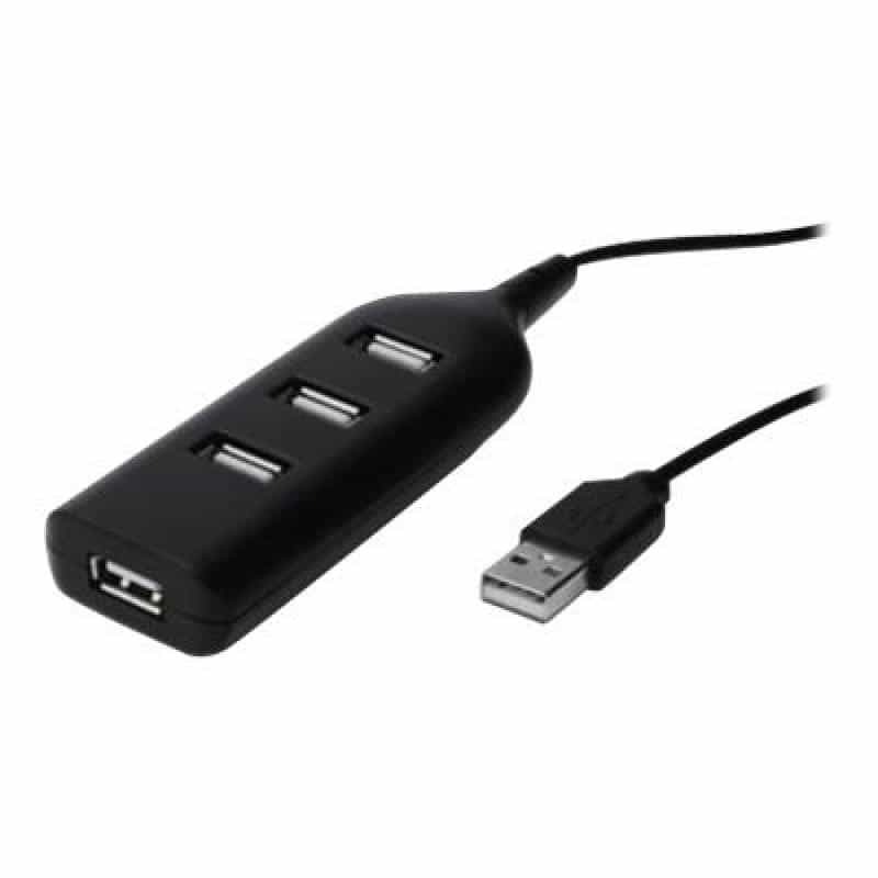 DIGITUS USB2.0 Hub 4-port bus powered 4xUSB A/F 1xUSB A/M non branded ohne Netzteil