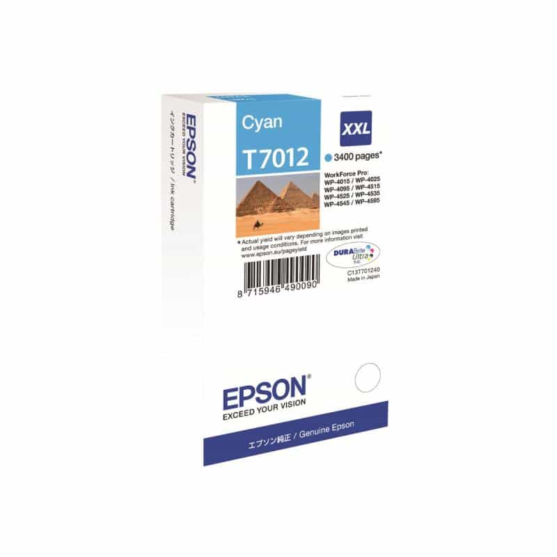 EPSON T7012 Größe XXL Cyan Tintenpatrone