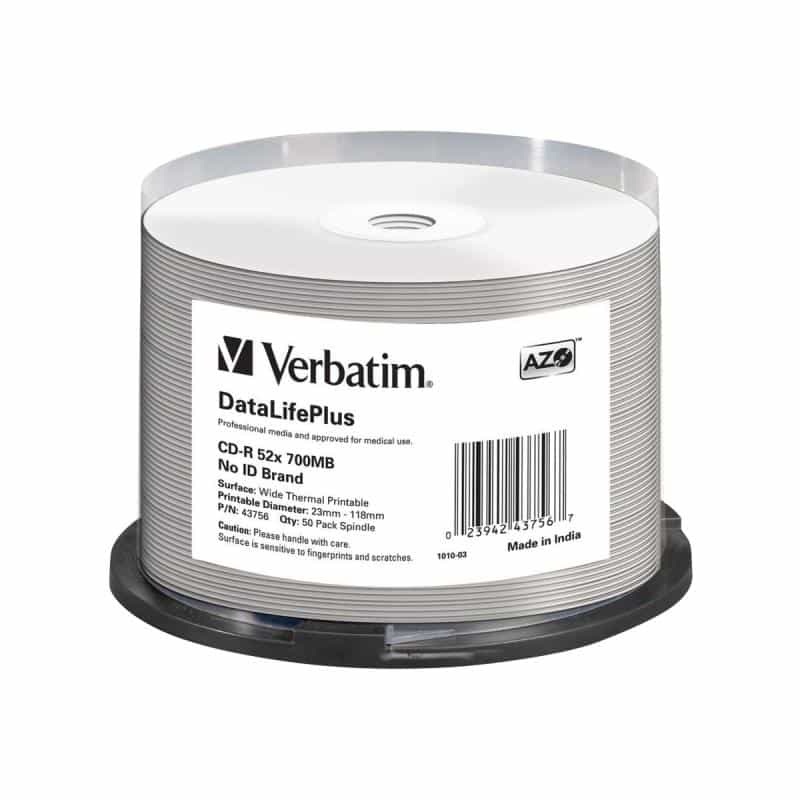 CDR 52x CB 700MB Verb Pr Thermo 50St