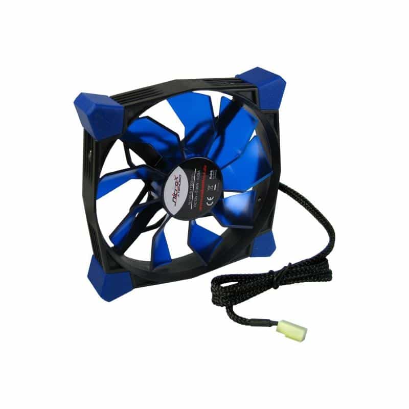 Lüfter 120*120*25mm  Inter-Tech Nitrox N-120-B Blau