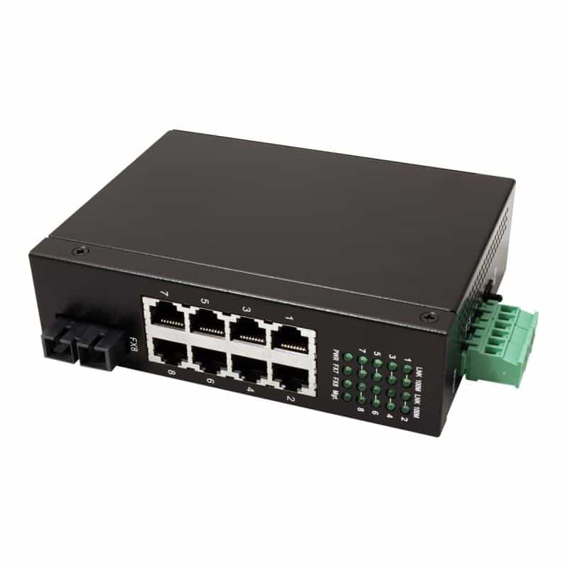 ROLINE Industr Switch 7x10/100 100FX SC