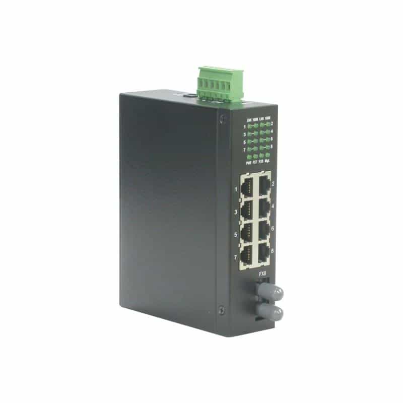 ROLINE Industr Switch 7x10/100 100FX ST