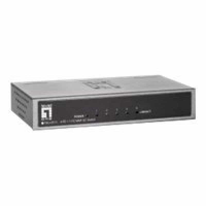 Level One Switch 4Port Fast Ethernet + 1 MMF SC