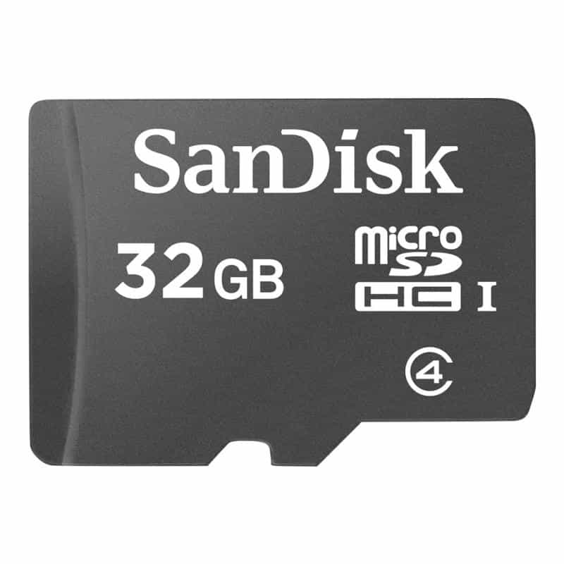 SANDISK microSDHC Speicherkarte 32GB + Adapter Mobile