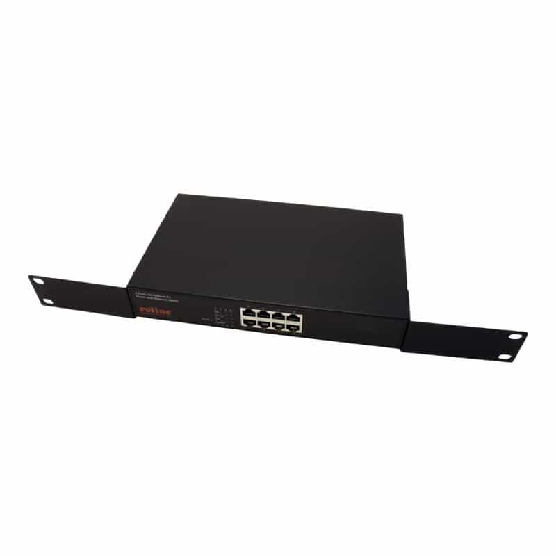 ROLINE PoE Fast Ethernet Switch,8f, 130W