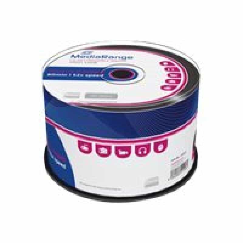 CD-R  MediaRange 700MB  50er Spindel Vinyl Black