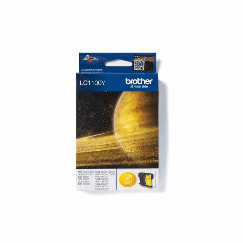 BROTHER LC1100Y Gelb Tintenpatrone BROTHER LC1100Y Gelb Tintenpatrone