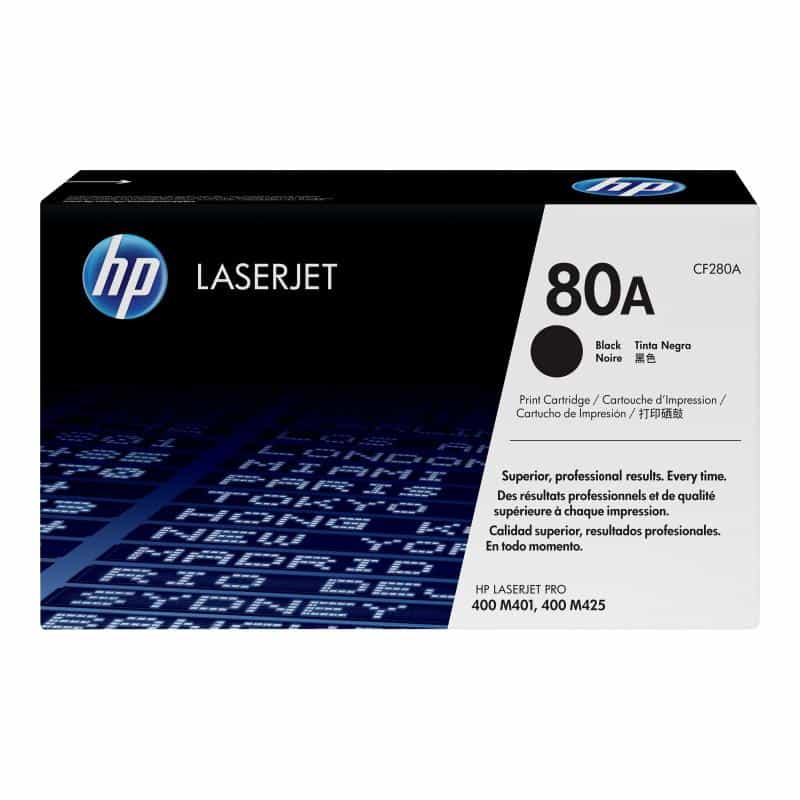 HP 80A Schwarz LaserJet Tonerpatrone (CF280A)