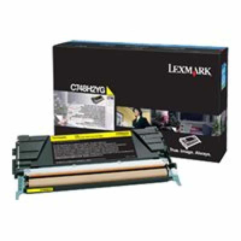 LEXMARK Gelb Tonerpatrone LCCP, LRP