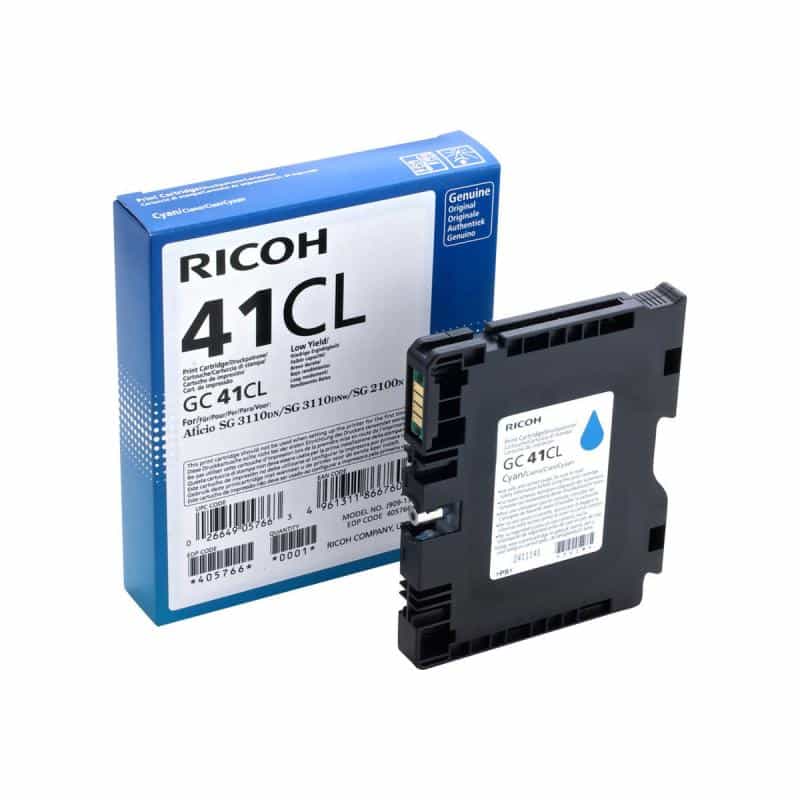 RICOH GC 41CL Low Yield Cyan Tintenpatrone