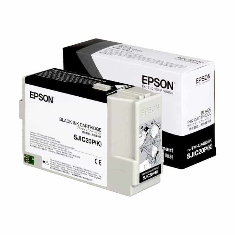 EPSON SJIC20P(K) Schwarz Tintenpatrone