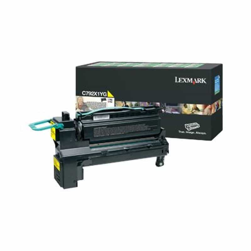 LEXMARK Besonders hohe Ergiebigkeit Gelb Tonerpatrone LRP LEXMARK Besonders hohe Ergiebigkeit Gelb Tonerpatrone LRP