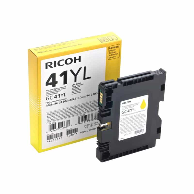 RICOH GC 41YL Low Yield Gelb Tintenpatrone