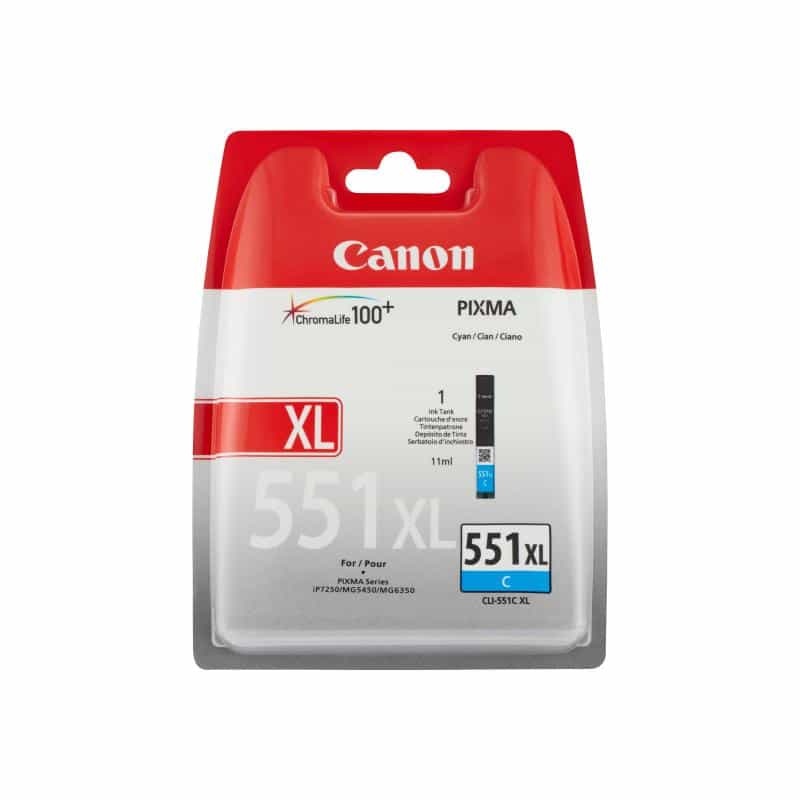 CANON CLI 551C XL Cyan Tintenbehälter