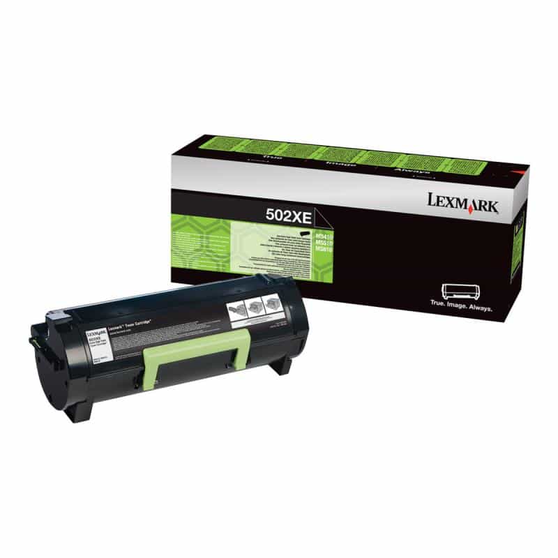 LEXMARK 502X Besonders hohe Ergiebigkeit Schwarz Tonerpatrone Lexmark Corporate