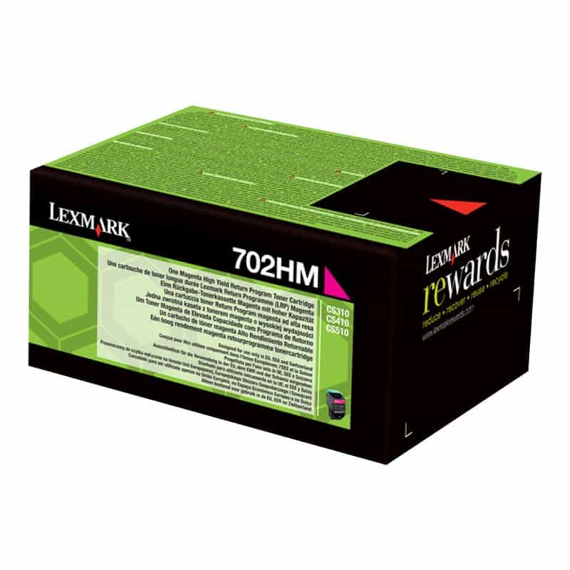 LEXMARK 702HM Magenta Tonerpatrone LCCP, LRP