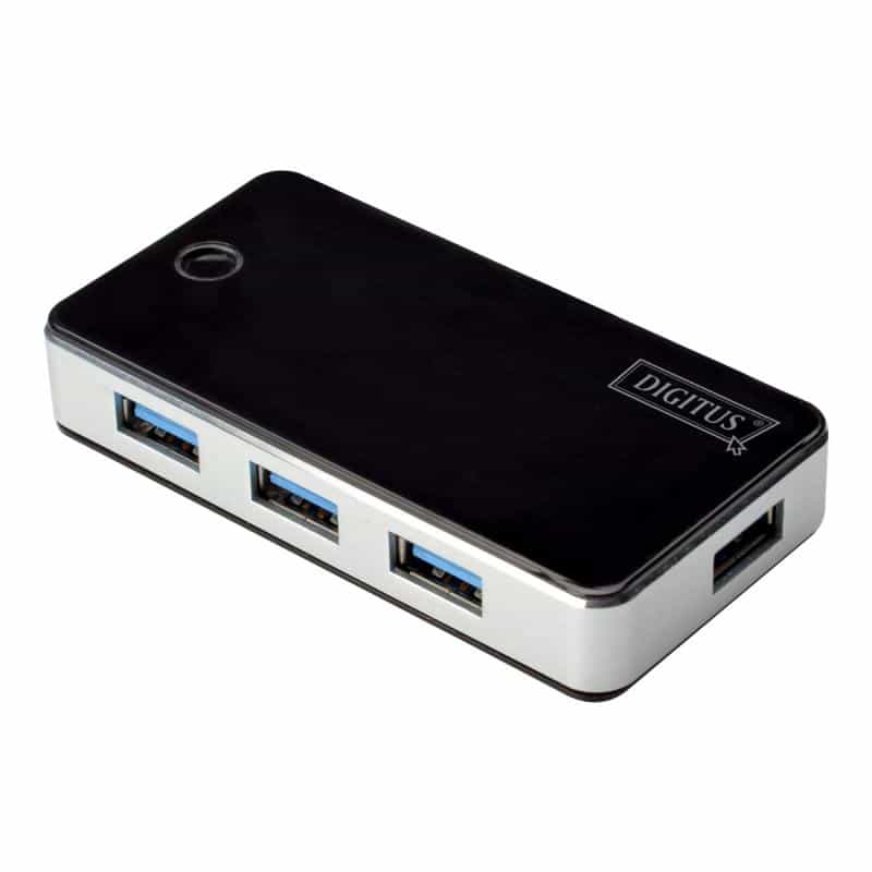 DIGITUS 4-Port USB 3.0 Hub bk