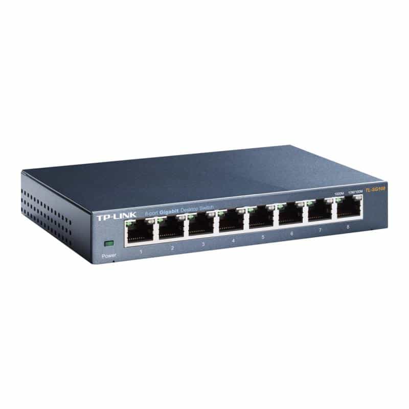 TP-LINK 8-Port Gigabit Desktop Switch Steel Case