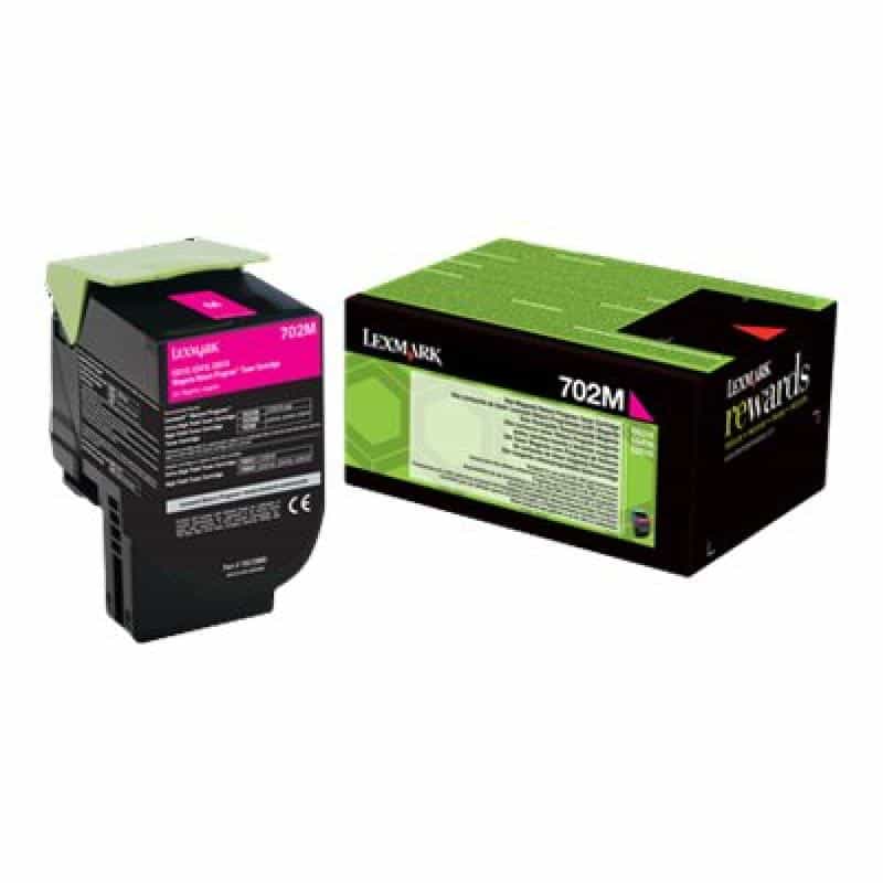 LEXMARK 702M Magenta Tonerpatrone LCCP, LRP