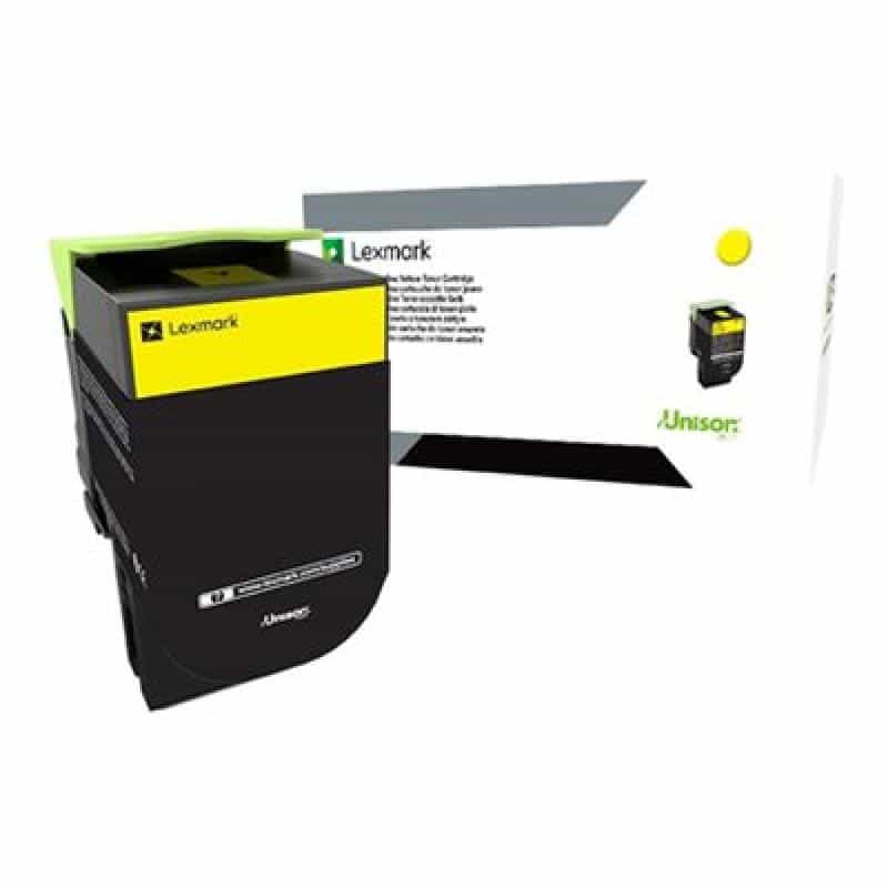 LEXMARK 700X4 Besonders hohe Ergiebigkeit Gelb Tonerpatrone LCCP
