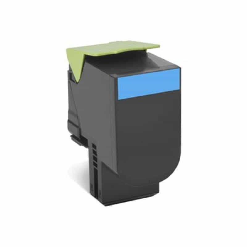 LEXMARK Besonders hohe Ergiebigkeit Cyan Tonerpatrone
