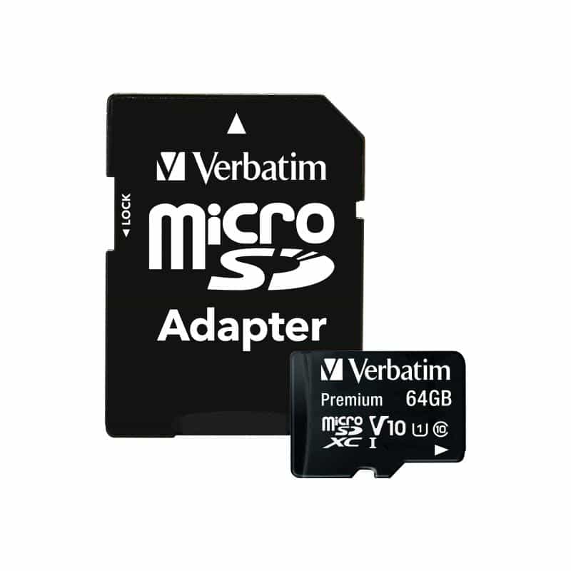 VERBATIM 64 GB SD Micro (SDHC) Class 10