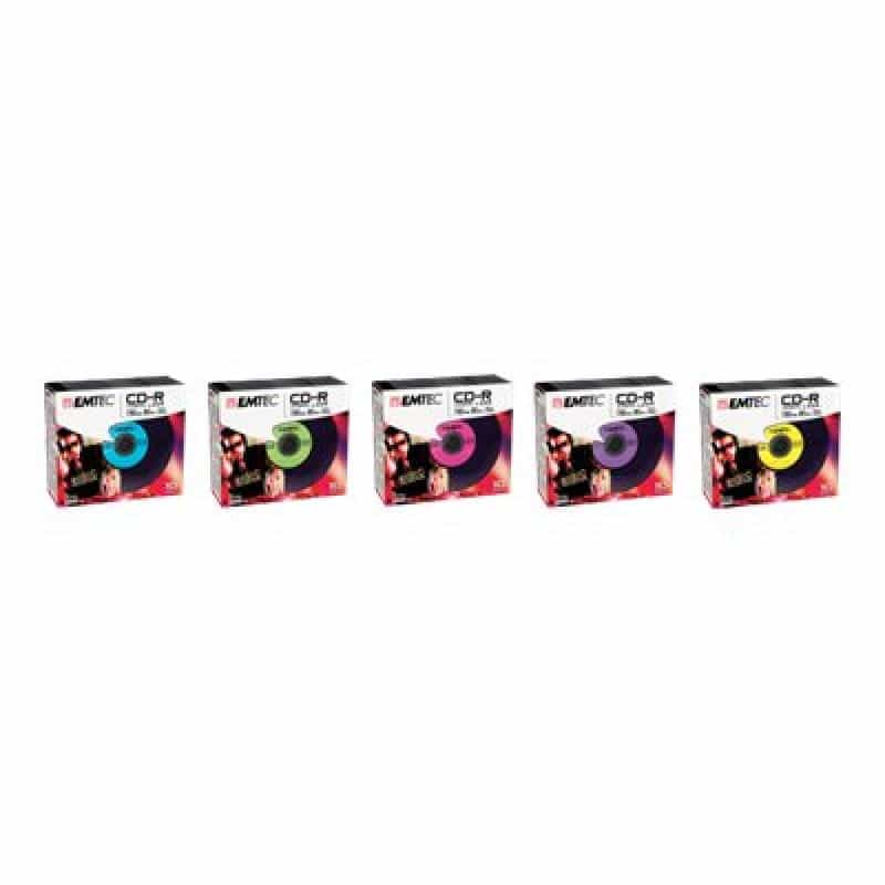 EMTEC CD-R 700MB 52x Vinyl Slim (10)
