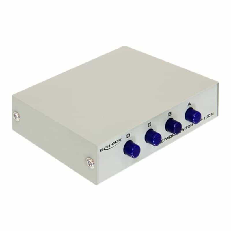 DELOCK RJ45 Switch Delock 4 Eingänge -> 1 Ausgang