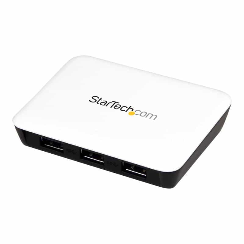 STARTECH.COM 3 Port USB 3.0 Hub mit Gigabit Ethernet - Powered USB3 mit Ethernet