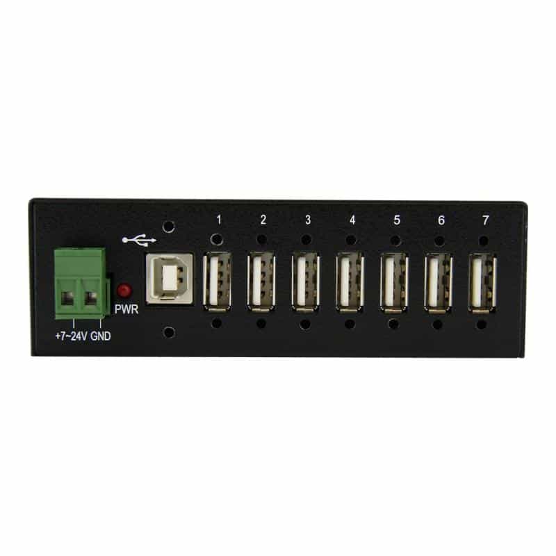 STARTECH.COM Mountable Rugged Industrial 7 Port USB Hub