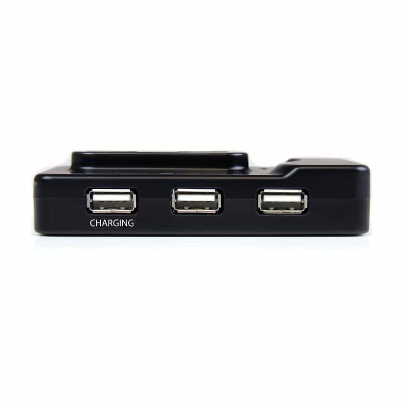 STARTECH.COM 6 Port USB 3.0 / 2.0 Hub mit 2A Ladeanschluss - 2x USB 3.0 SuperSpeed und 4x USB 2.0 Co